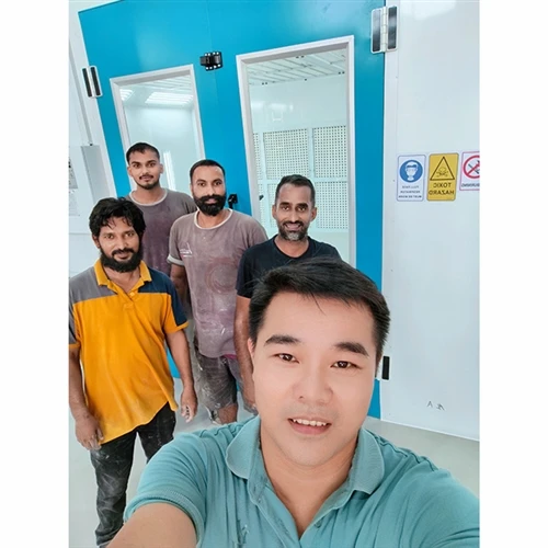 WLD Chinese Spray Painting Booth Kuwaitissa